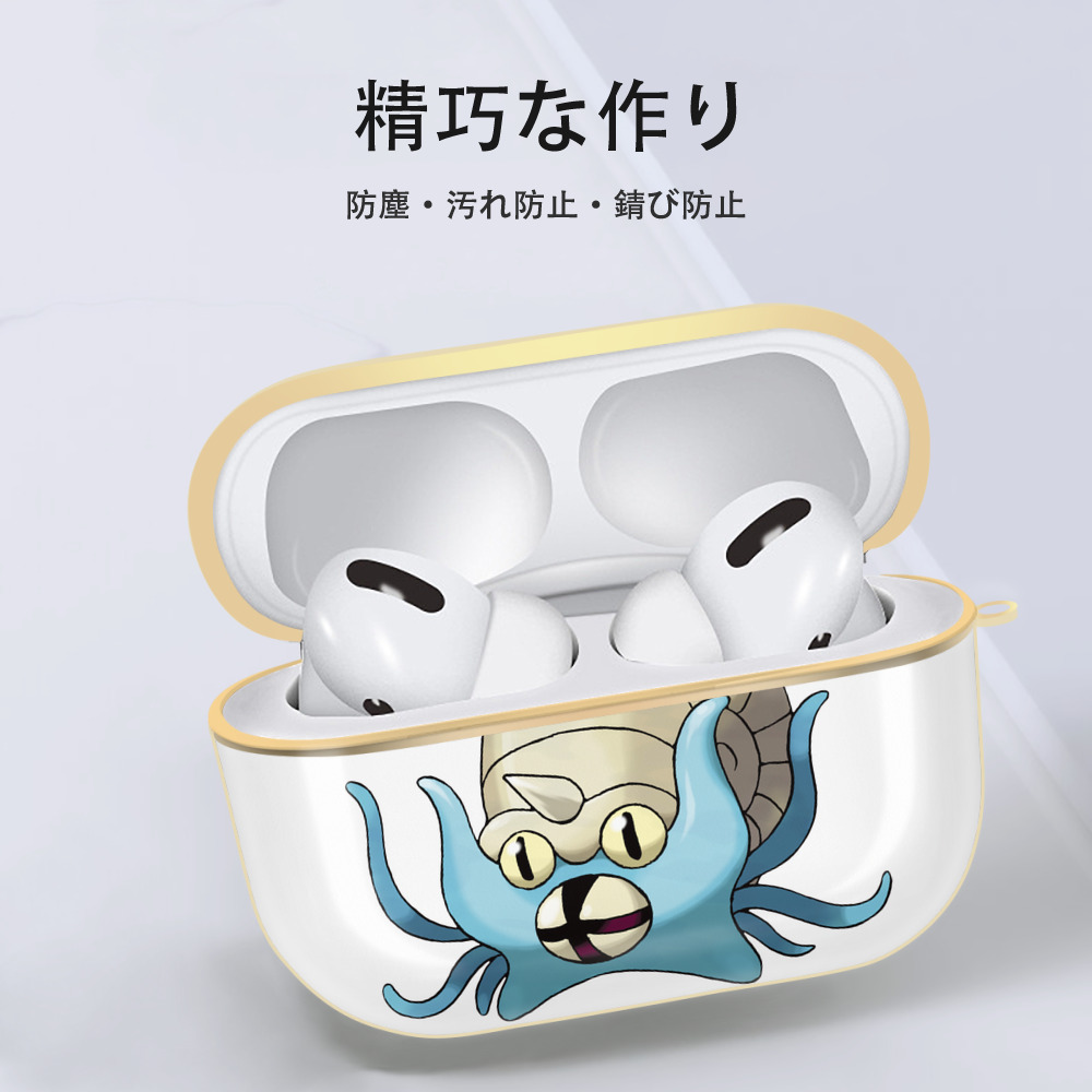 ポケットモンスター Pokémon 【AirPods Pro用】ハードシェル保護ケース｜耐衝撃・防指紋・カラビナ付き商品仕様