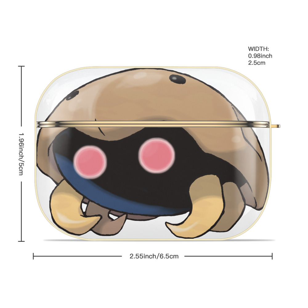 ポケットモンスター Pokémon 【AirPods Pro用】ハードシェル保護ケース｜耐衝撃・防指紋・カラビナ付き商品仕様