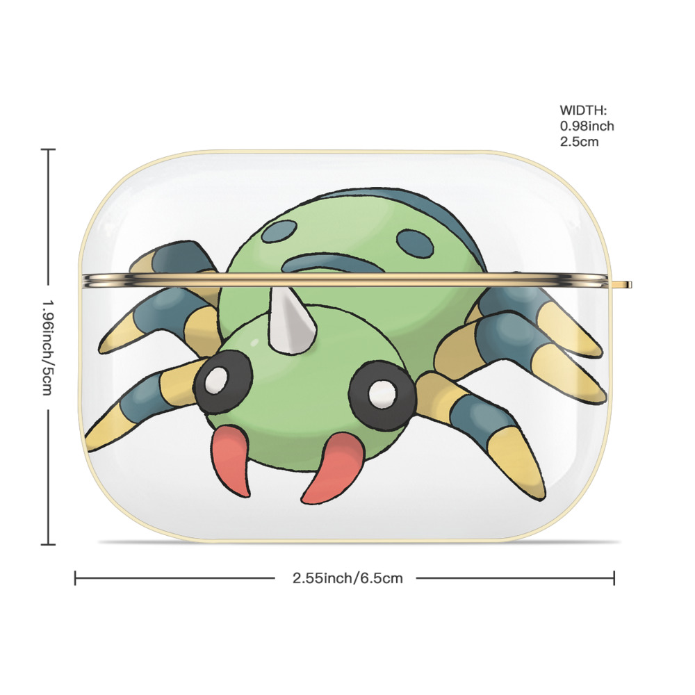 ポケットモンスター Pokémon 【AirPods Pro用】ハードシェル保護ケース｜耐衝撃・防指紋・カラビナ付き商品仕様