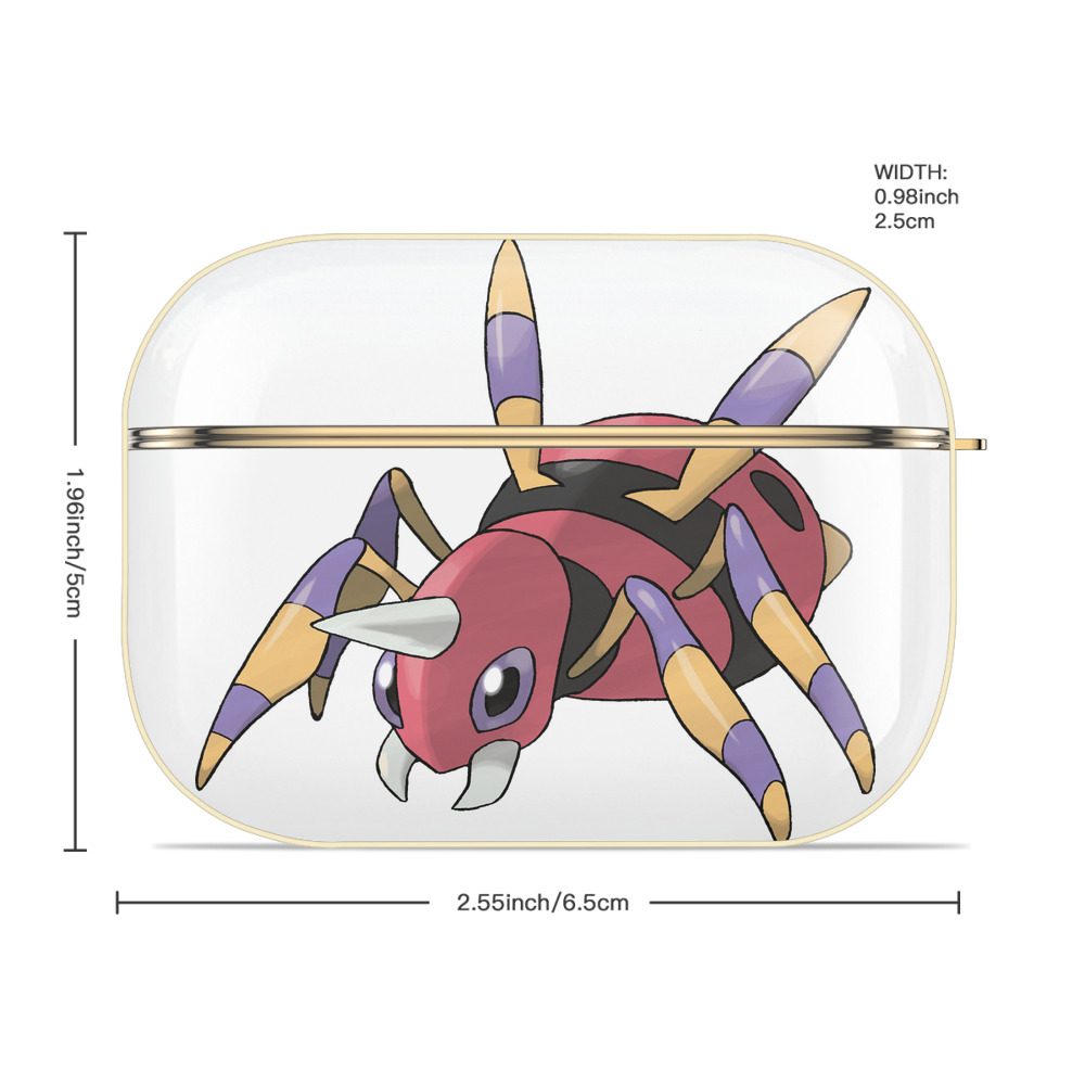 ポケットモンスター Pokémon 【AirPods Pro用】ハードシェル保護ケース｜耐衝撃・防指紋・カラビナ付き商品仕様