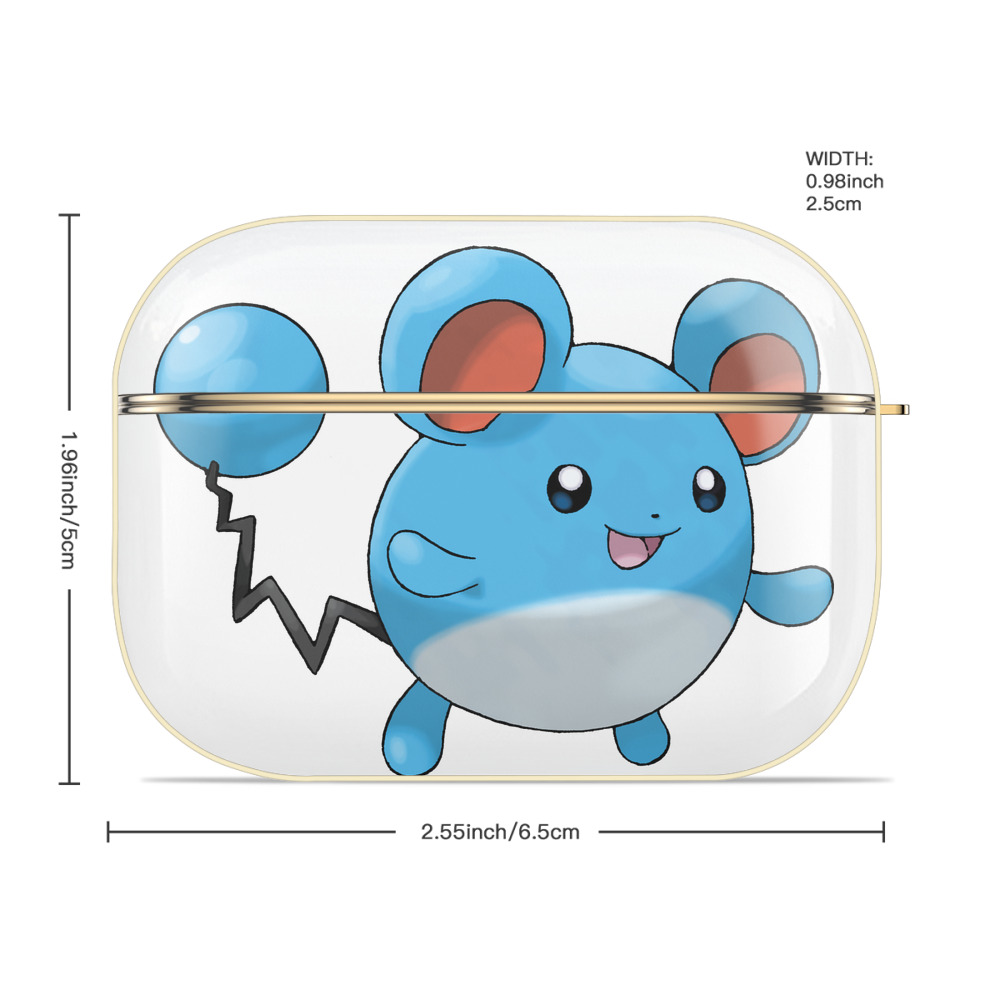 ポケットモンスター Pokémon 【AirPods Pro用】ハードシェル保護ケース｜耐衝撃・防指紋・カラビナ付き商品仕様