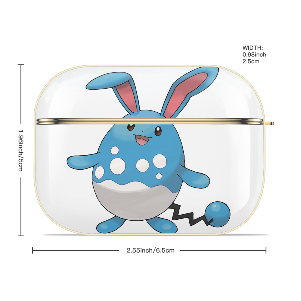 ポケットモンスター Pokémon 【AirPods Pro用】ハードシェル保護ケース｜耐衝撃・防指紋・カラビナ付き商品仕様