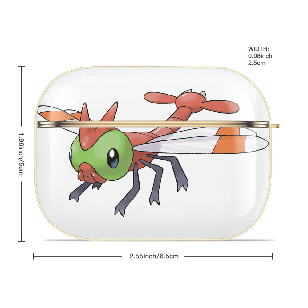ポケットモンスター Pokémon 【AirPods Pro用】ハードシェル保護ケース｜耐衝撃・防指紋・カラビナ付き商品仕様