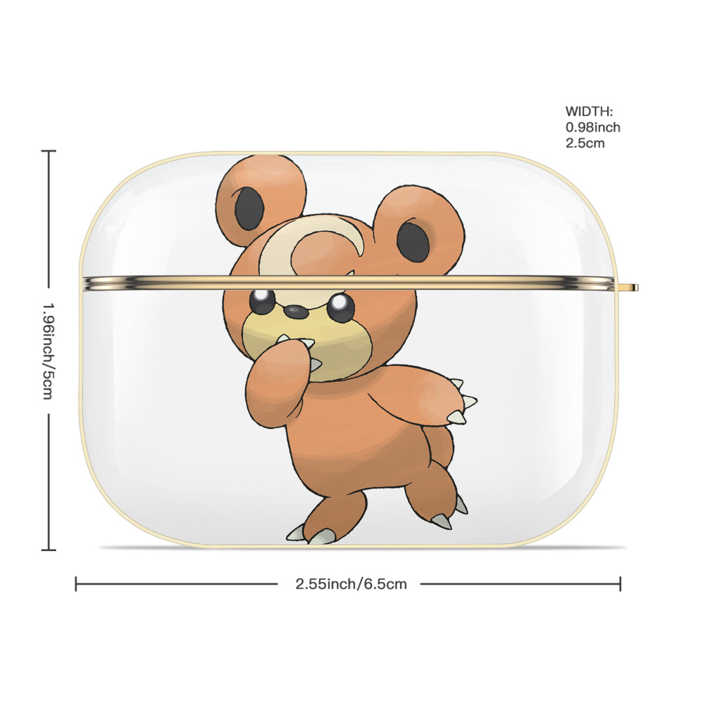 ポケットモンスター Pokémon 【AirPods Pro用】ハードシェル保護ケース｜耐衝撃・防指紋・カラビナ付き商品仕様