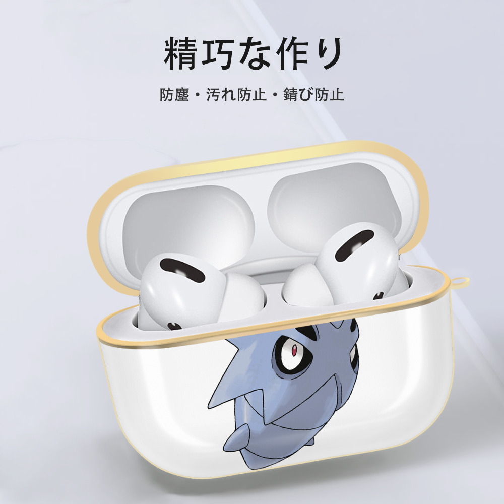 ポケットモンスター Pokémon 【AirPods Pro用】ハードシェル保護ケース｜耐衝撃・防指紋・カラビナ付き商品仕様