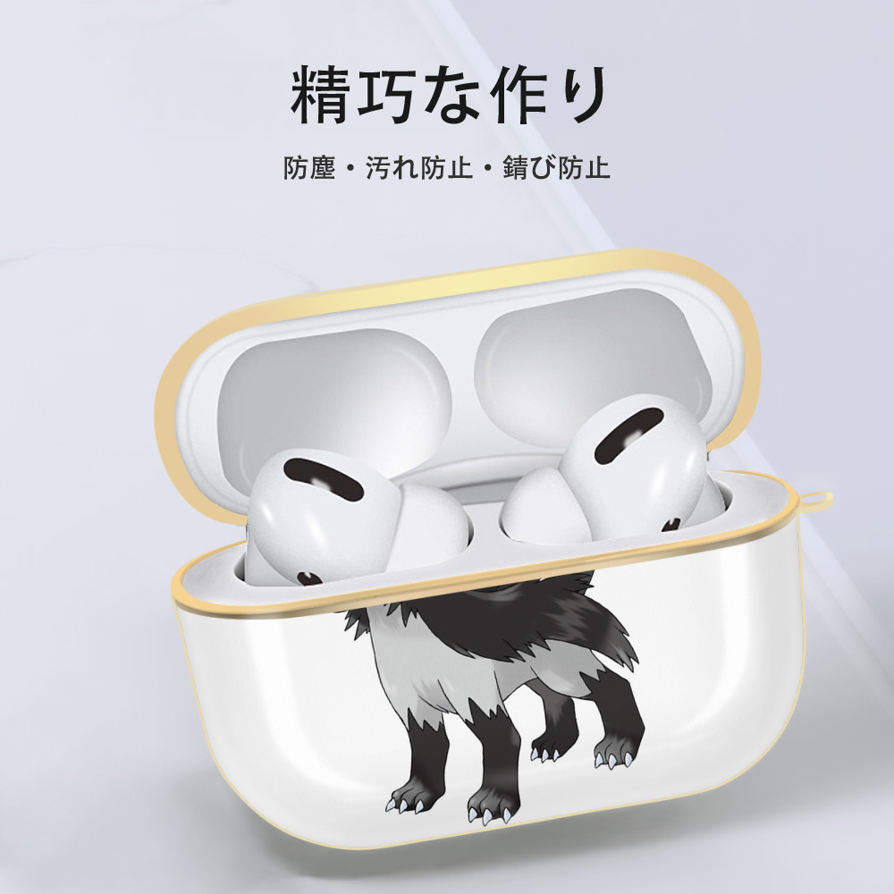 ポケットモンスター Pokémon 【AirPods Pro用】ハードシェル保護ケース｜耐衝撃・防指紋・カラビナ付き商品仕様