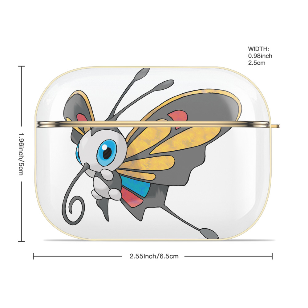 ポケットモンスター Pokémon 【AirPods Pro用】ハードシェル保護ケース｜耐衝撃・防指紋・カラビナ付き商品仕様