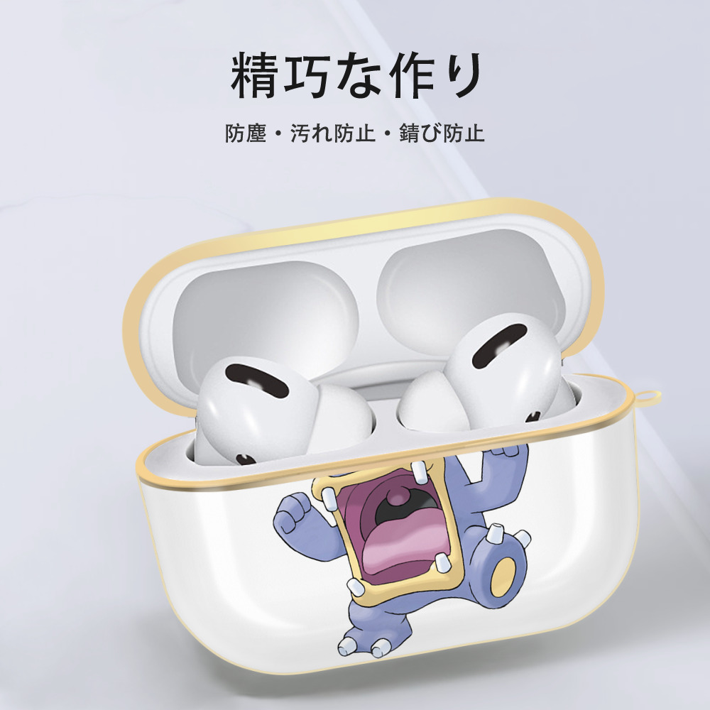 ポケットモンスター Pokémon 【AirPods Pro用】ハードシェル保護ケース｜耐衝撃・防指紋・カラビナ付き商品仕様
