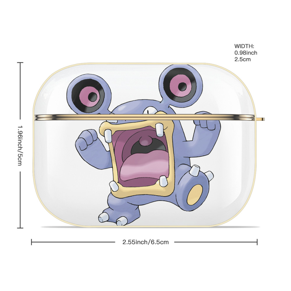 ポケットモンスター Pokémon 【AirPods Pro用】ハードシェル保護ケース｜耐衝撃・防指紋・カラビナ付き商品仕様