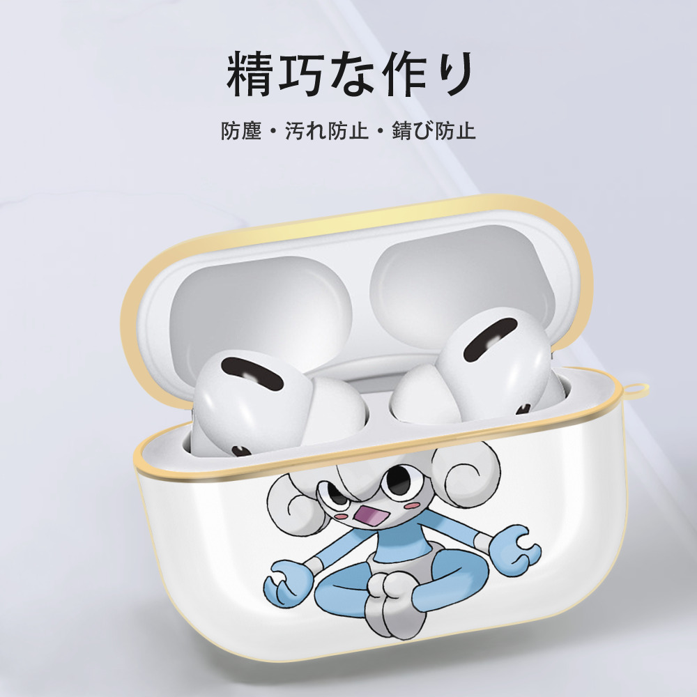 ポケットモンスター Pokémon 【AirPods Pro用】ハードシェル保護ケース｜耐衝撃・防指紋・カラビナ付き商品仕様