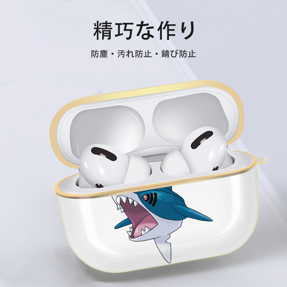 ポケットモンスター Pokémon 【AirPods Pro用】ハードシェル保護ケース｜耐衝撃・防指紋・カラビナ付き商品仕様