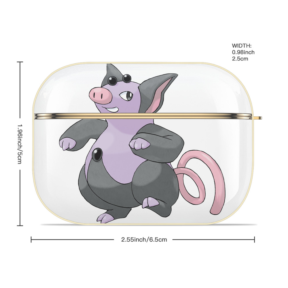 ポケットモンスター Pokémon 【AirPods Pro用】ハードシェル保護ケース｜耐衝撃・防指紋・カラビナ付き商品仕様