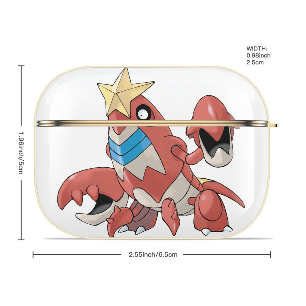 ポケットモンスター Pokémon 【AirPods Pro用】ハードシェル保護ケース｜耐衝撃・防指紋・カラビナ付き商品仕様