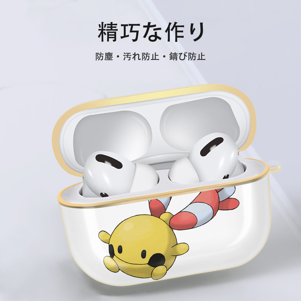 ポケットモンスター Pokémon 【AirPods Pro用】ハードシェル保護ケース｜耐衝撃・防指紋・カラビナ付き商品仕様