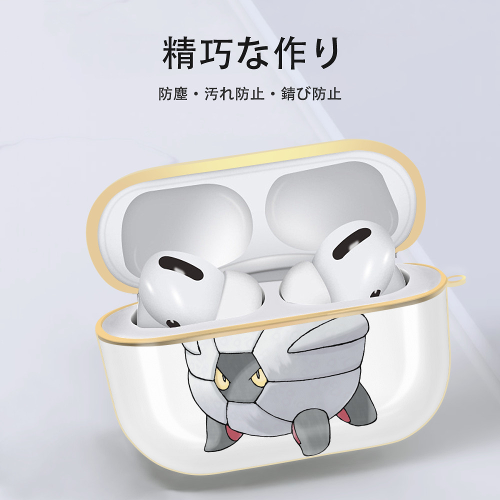 ポケットモンスター Pokémon 【AirPods Pro用】ハードシェル保護ケース｜耐衝撃・防指紋・カラビナ付き商品仕様