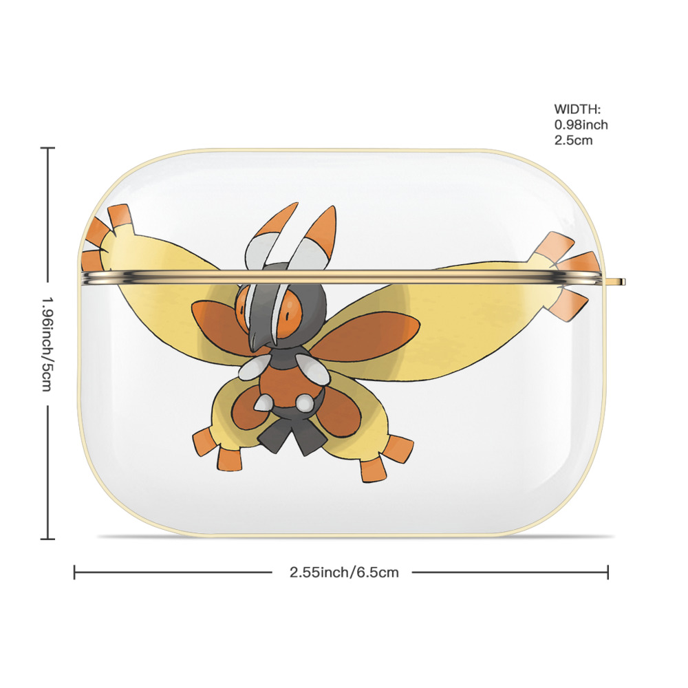 ポケットモンスター Pokémon 【AirPods Pro用】ハードシェル保護ケース｜耐衝撃・防指紋・カラビナ付き商品仕様