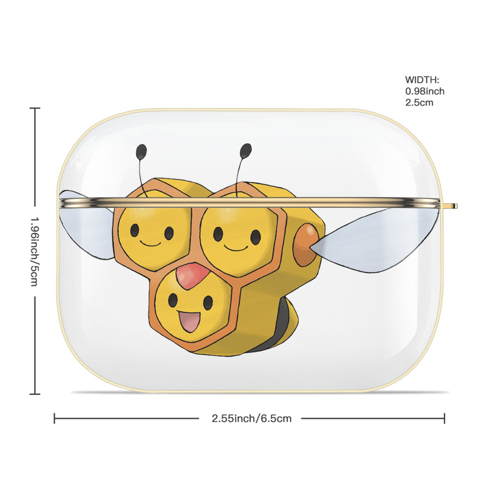 ポケットモンスター Pokémon 【AirPods Pro用】ハードシェル保護ケース｜耐衝撃・防指紋・カラビナ付き商品仕様