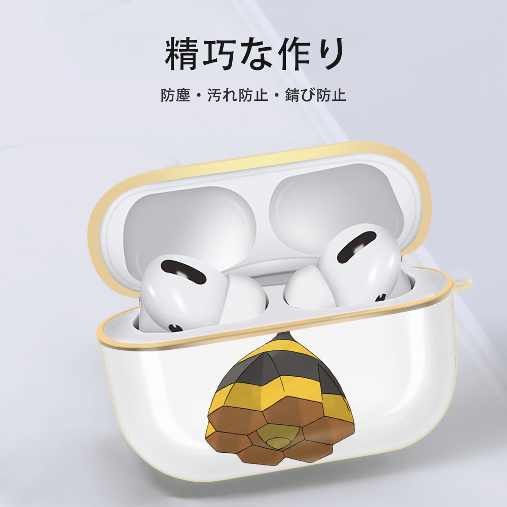ポケットモンスター Pokémon 【AirPods Pro用】ハードシェル保護ケース｜耐衝撃・防指紋・カラビナ付き商品仕様