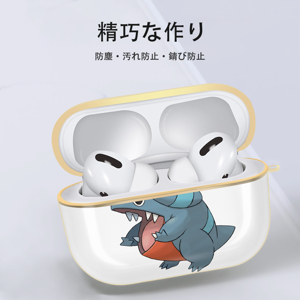 ポケットモンスター Pokémon 【AirPods Pro用】ハードシェル保護ケース｜耐衝撃・防指紋・カラビナ付き商品仕様