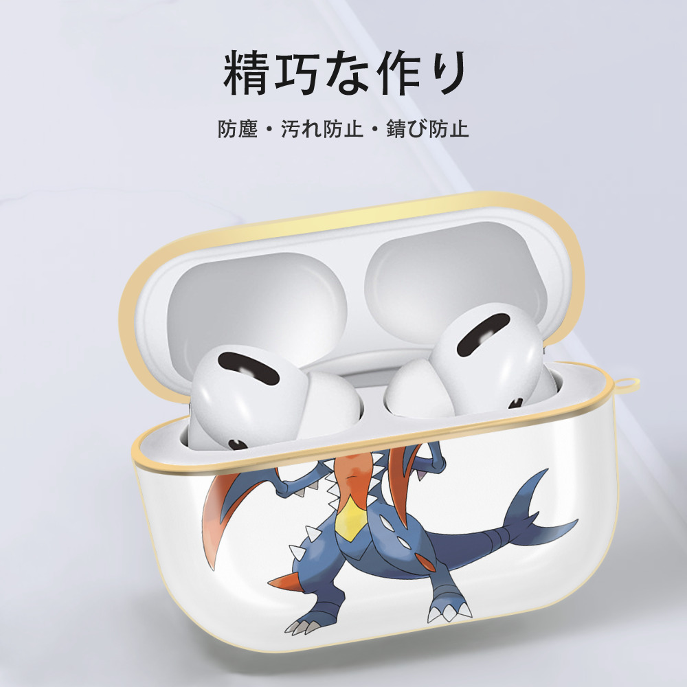ポケットモンスター Pokémon 【AirPods Pro用】ハードシェル保護ケース｜耐衝撃・防指紋・カラビナ付き商品仕様