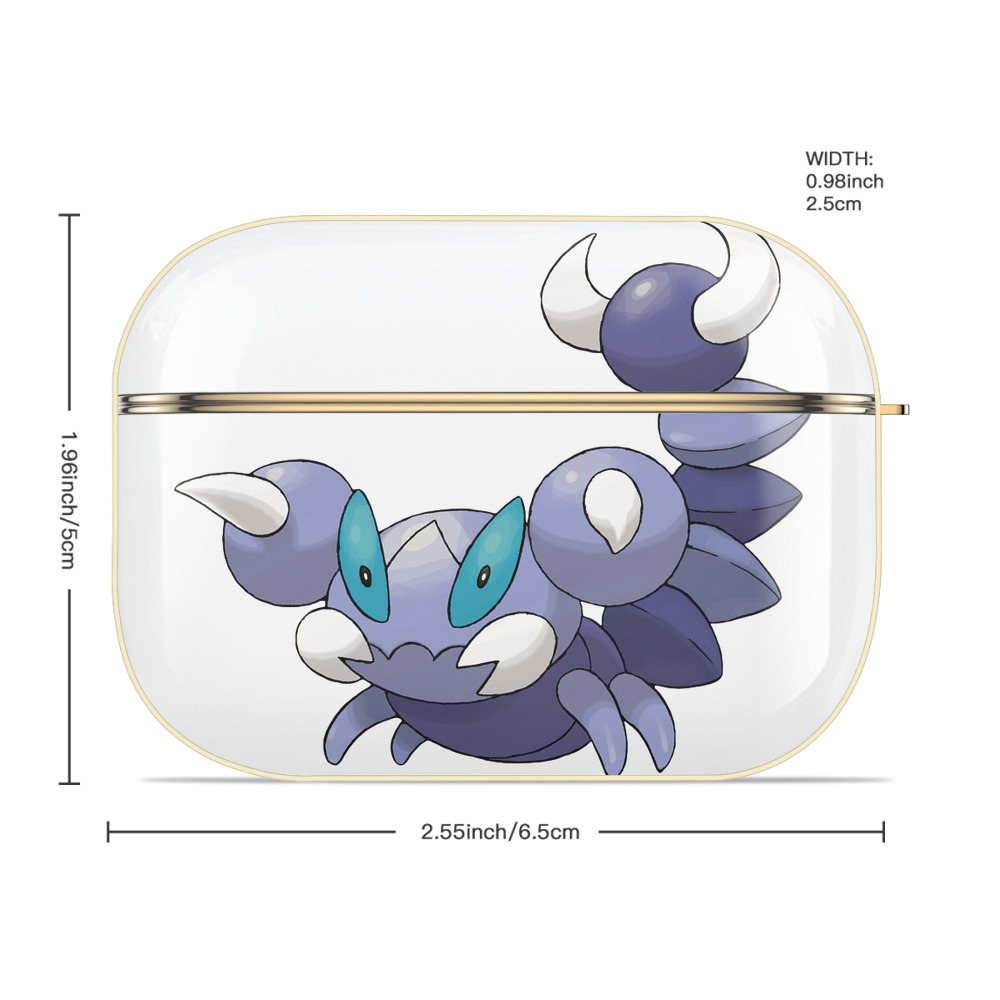 ポケットモンスター Pokémon 【AirPods Pro用】ハードシェル保護ケース｜耐衝撃・防指紋・カラビナ付き商品仕様
