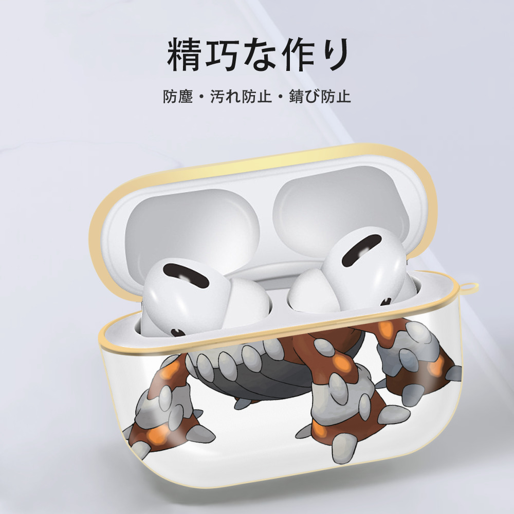ポケットモンスター Pokémon 【AirPods Pro用】ハードシェル保護ケース｜耐衝撃・防指紋・カラビナ付き商品仕様
