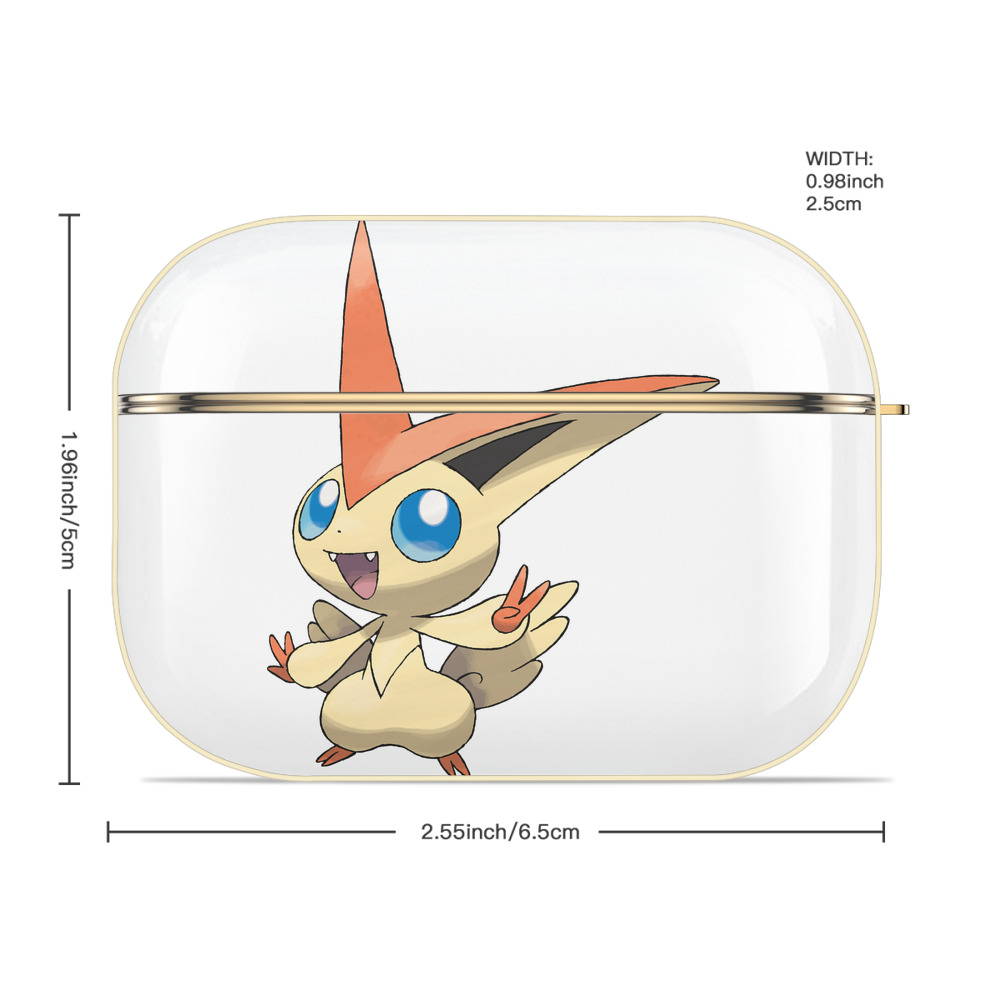 ポケットモンスター Pokémon 【AirPods Pro用】ハードシェル保護ケース｜耐衝撃・防指紋・カラビナ付き商品仕様