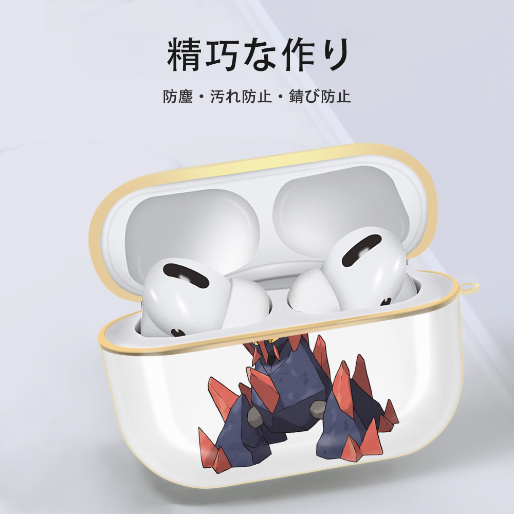 ポケットモンスター Pokémon 【AirPods Pro用】ハードシェル保護ケース｜耐衝撃・防指紋・カラビナ付き商品仕様