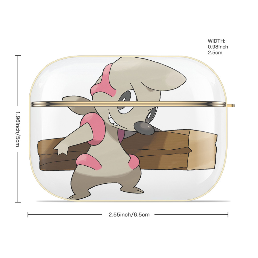 ポケットモンスター Pokémon 【AirPods Pro用】ハードシェル保護ケース｜耐衝撃・防指紋・カラビナ付き商品仕様