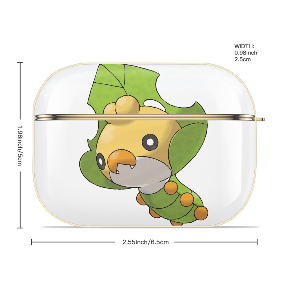 ポケットモンスター Pokémon 【AirPods Pro用】ハードシェル保護ケース｜耐衝撃・防指紋・カラビナ付き商品仕様