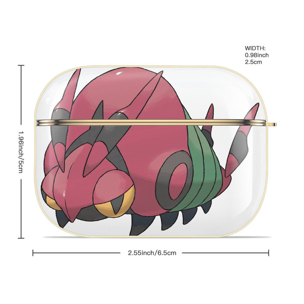 ポケットモンスター Pokémon 【AirPods Pro用】ハードシェル保護ケース｜耐衝撃・防指紋・カラビナ付き商品仕様