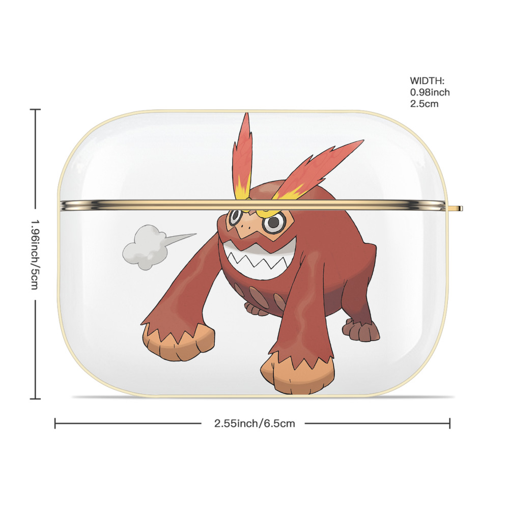 ポケットモンスター Pokémon 【AirPods Pro用】ハードシェル保護ケース｜耐衝撃・防指紋・カラビナ付き商品仕様