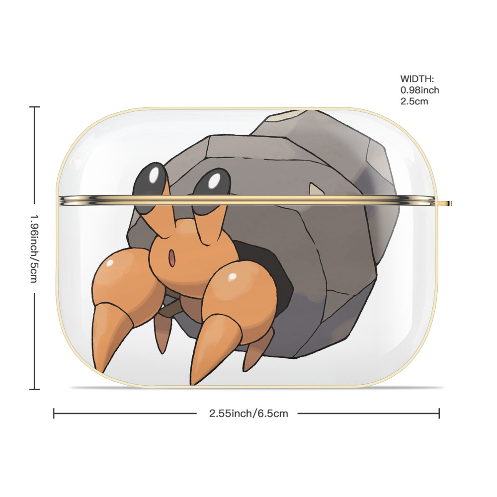 ポケットモンスター Pokémon 【AirPods Pro用】ハードシェル保護ケース｜耐衝撃・防指紋・カラビナ付き商品仕様