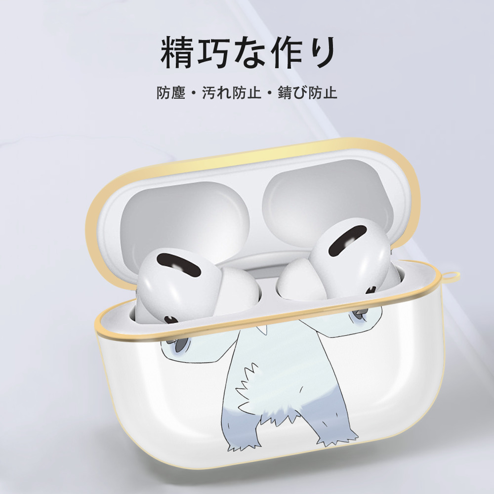 ポケットモンスター Pokémon 【AirPods Pro用】ハードシェル保護ケース｜耐衝撃・防指紋・カラビナ付き商品仕様