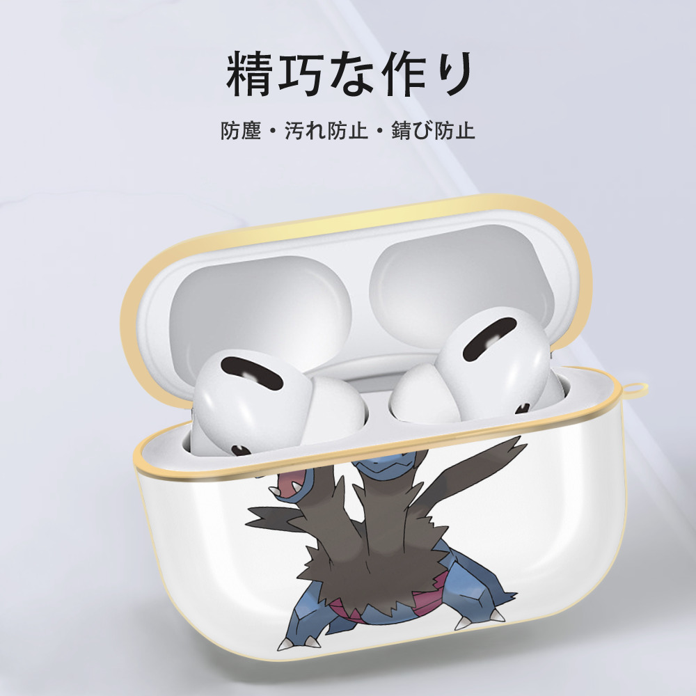 ポケットモンスター Pokémon 【AirPods Pro用】ハードシェル保護ケース｜耐衝撃・防指紋・カラビナ付き商品仕様