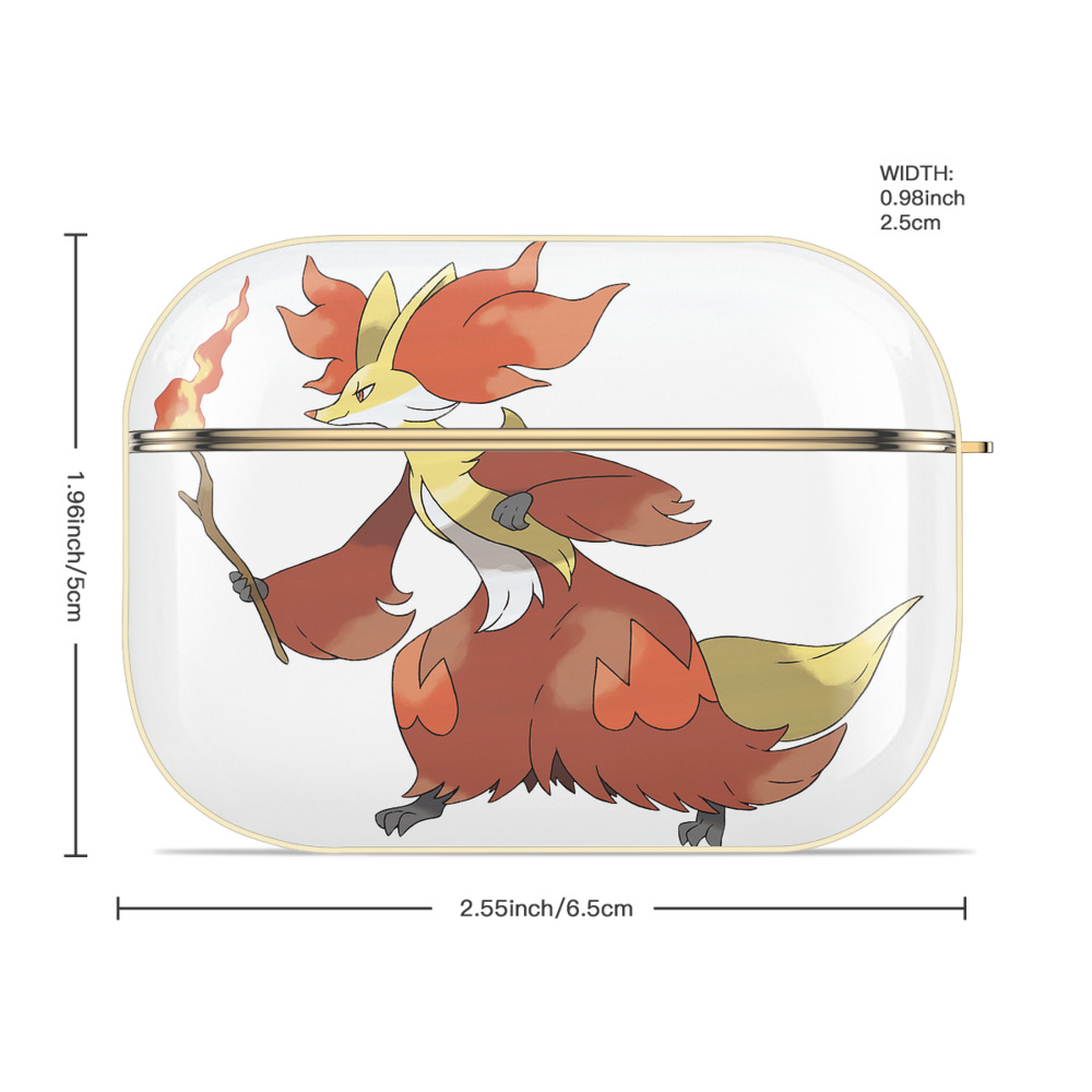 ポケットモンスター Pokémon 【AirPods Pro用】ハードシェル保護ケース｜耐衝撃・防指紋・カラビナ付き商品仕様