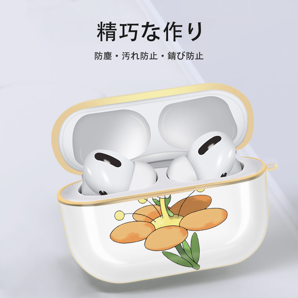 ポケットモンスター Pokémon 【AirPods Pro用】ハードシェル保護ケース｜耐衝撃・防指紋・カラビナ付き商品仕様
