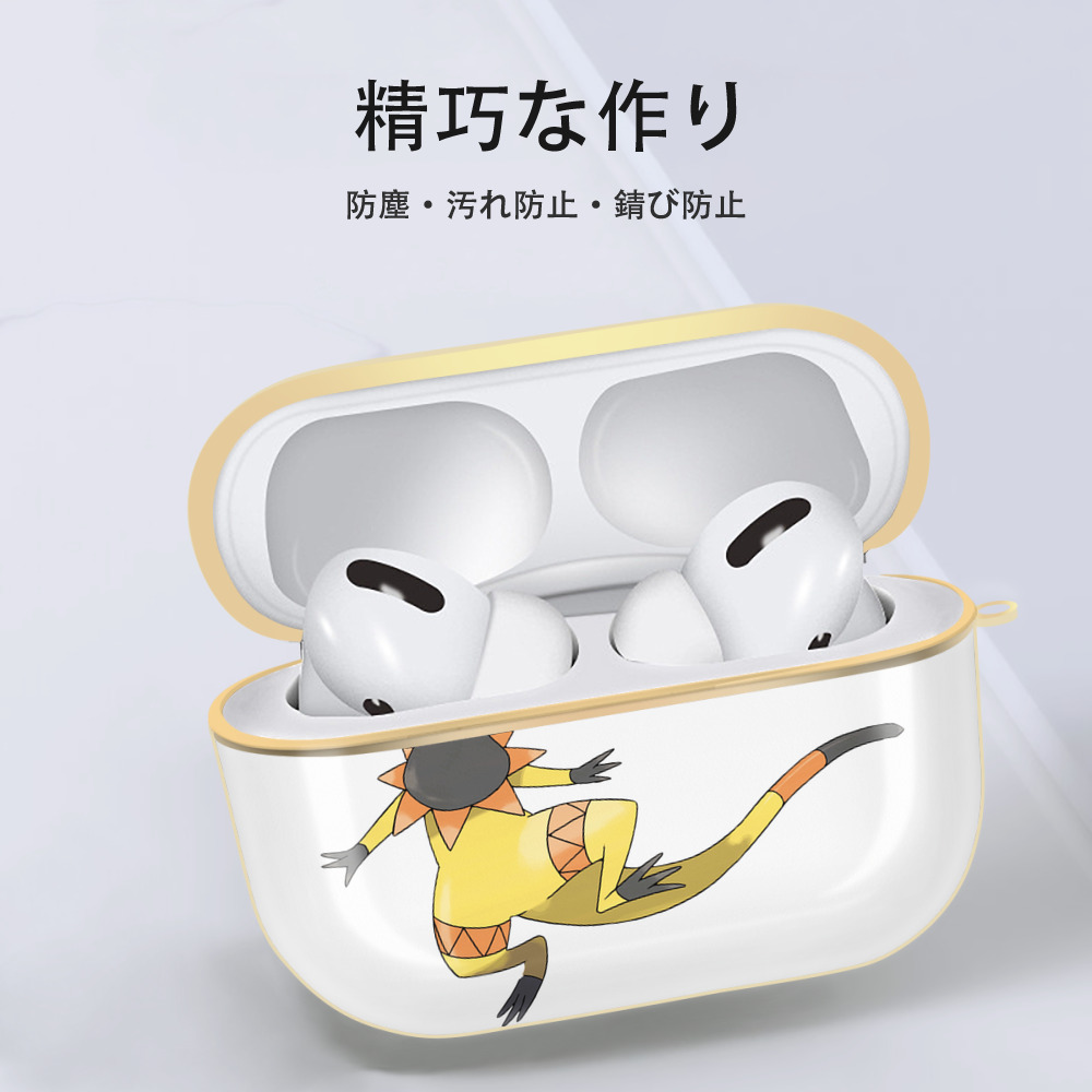 ポケットモンスター Pokémon 【AirPods Pro用】ハードシェル保護ケース｜耐衝撃・防指紋・カラビナ付き商品仕様