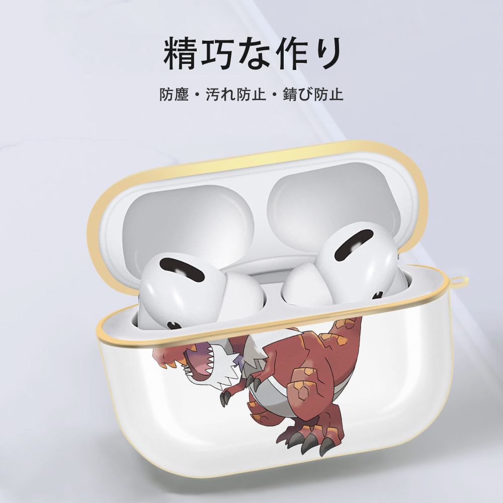 ポケットモンスター Pokémon 【AirPods Pro用】ハードシェル保護ケース｜耐衝撃・防指紋・カラビナ付き商品仕様