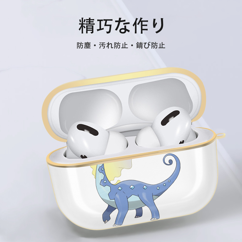 ポケットモンスター Pokémon 【AirPods Pro用】ハードシェル保護ケース｜耐衝撃・防指紋・カラビナ付き商品仕様