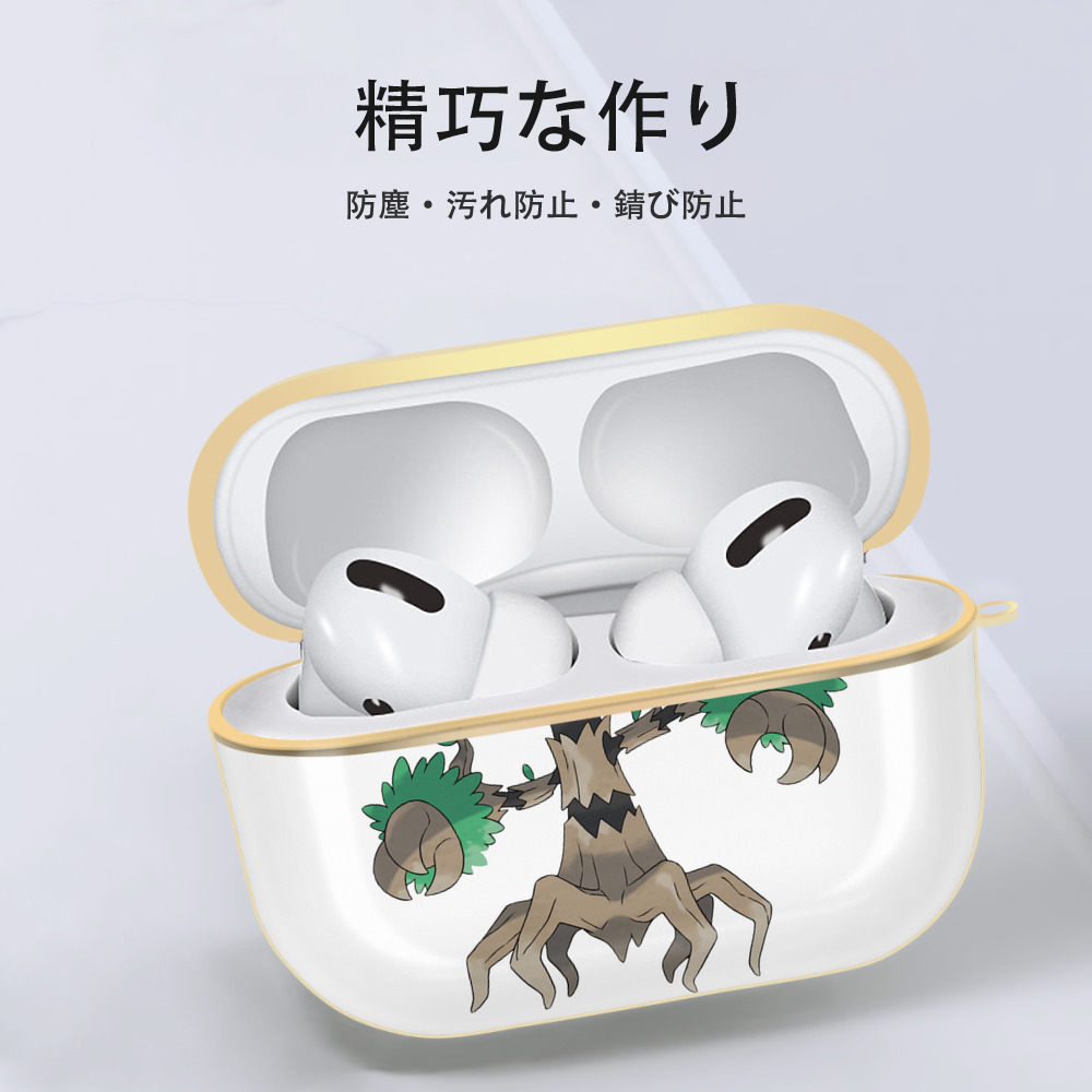 ポケットモンスター Pokémon 【AirPods Pro用】ハードシェル保護ケース｜耐衝撃・防指紋・カラビナ付き商品仕様