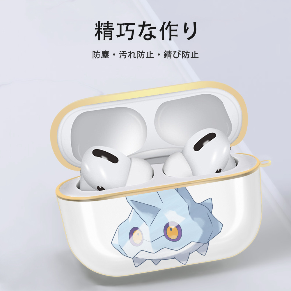 ポケットモンスター Pokémon 【AirPods Pro用】ハードシェル保護ケース｜耐衝撃・防指紋・カラビナ付き商品仕様