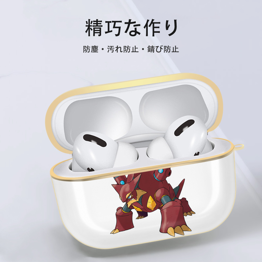 ポケットモンスター Pokémon 【AirPods Pro用】ハードシェル保護ケース｜耐衝撃・防指紋・カラビナ付き商品仕様
