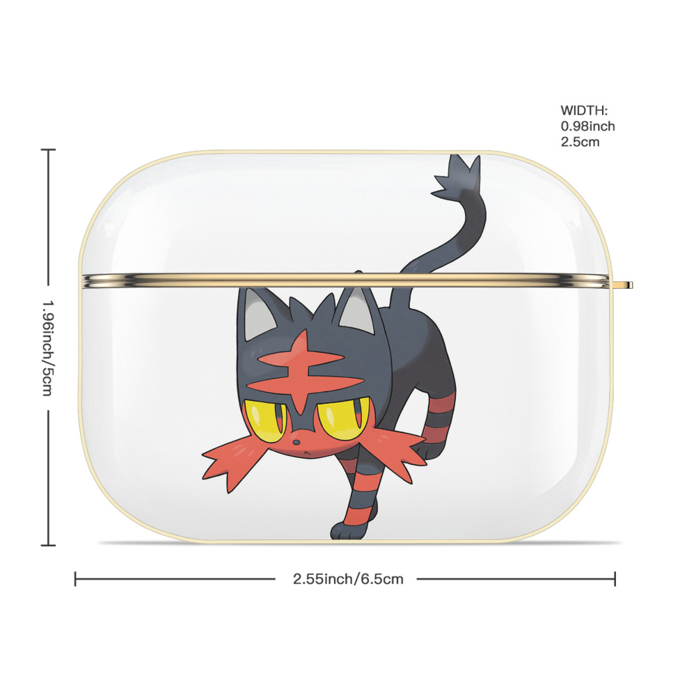 ポケットモンスター Pokémon 【AirPods Pro用】ハードシェル保護ケース｜耐衝撃・防指紋・カラビナ付き商品仕様