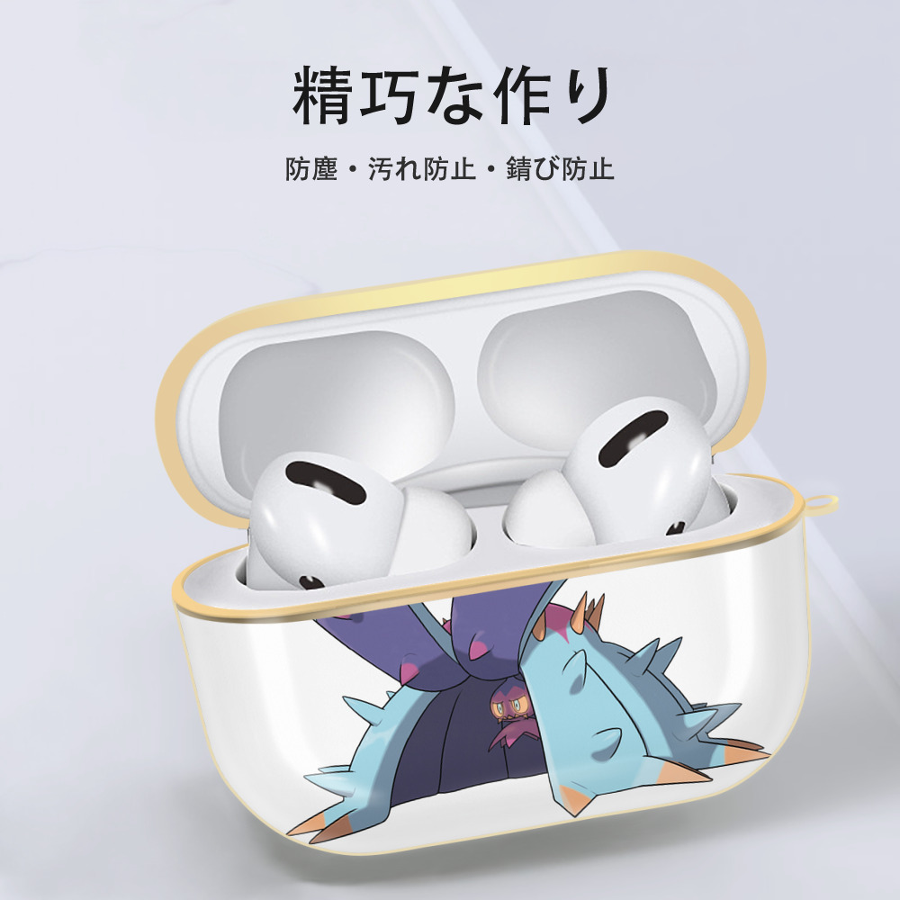 ポケットモンスター Pokémon 【AirPods Pro用】ハードシェル保護ケース｜耐衝撃・防指紋・カラビナ付き商品仕様