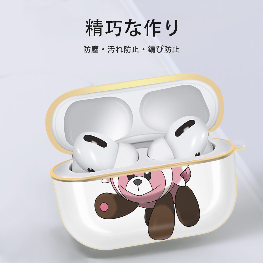 ポケットモンスター Pokémon 【AirPods Pro用】ハードシェル保護ケース｜耐衝撃・防指紋・カラビナ付き商品仕様