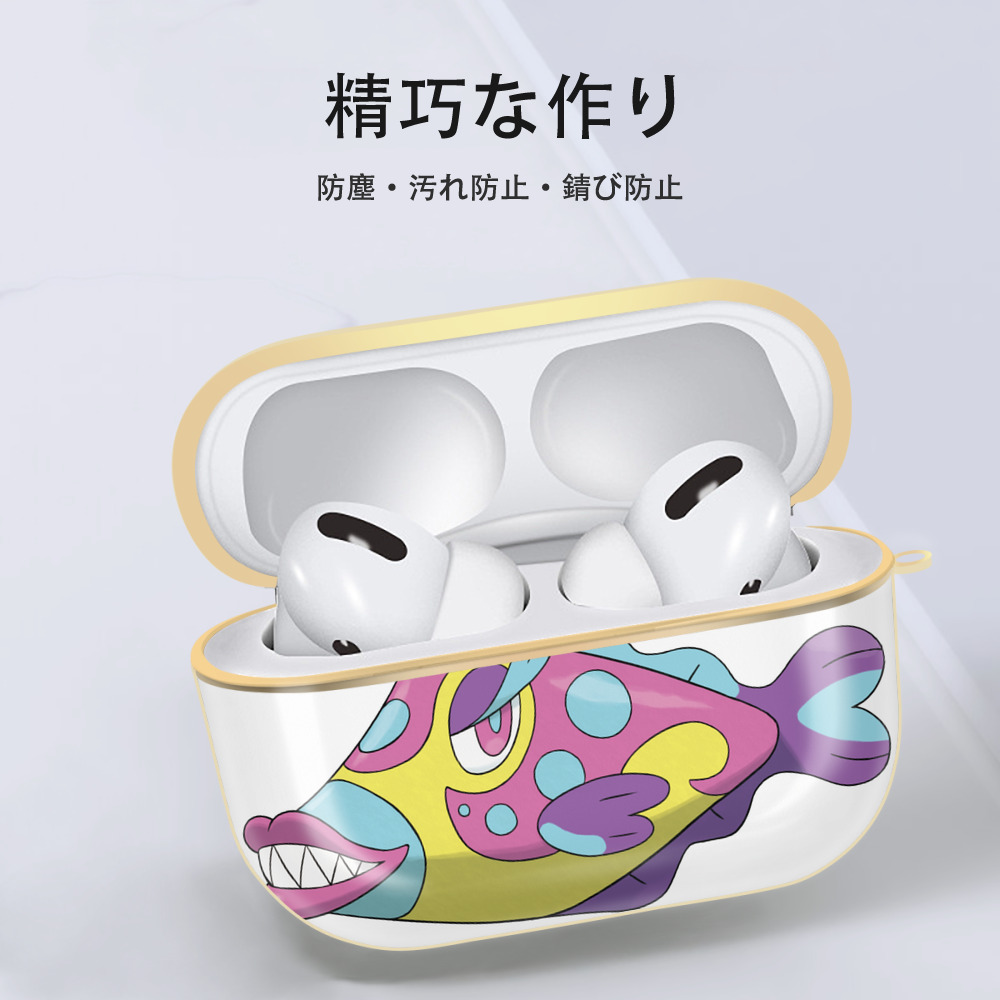 ポケットモンスター Pokémon 【AirPods Pro用】ハードシェル保護ケース｜耐衝撃・防指紋・カラビナ付き商品仕様