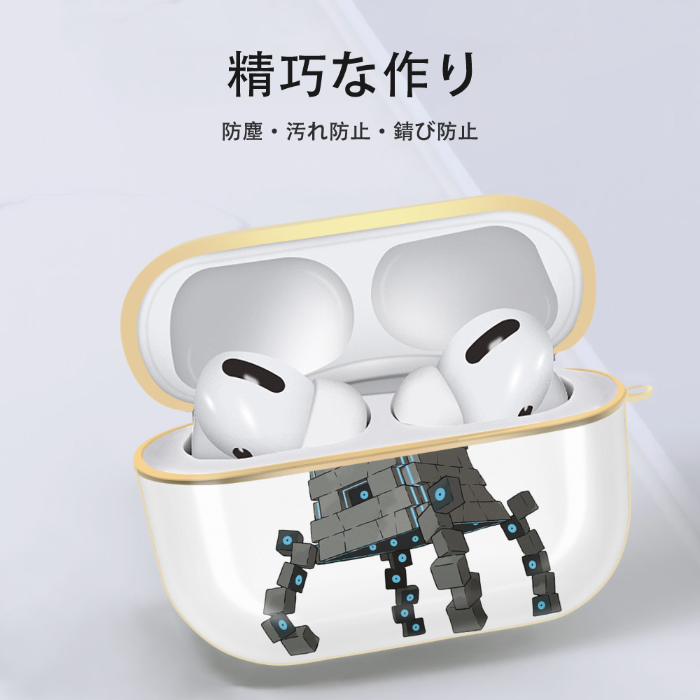 ポケットモンスター Pokémon 【AirPods Pro用】ハードシェル保護ケース｜耐衝撃・防指紋・カラビナ付き商品仕様