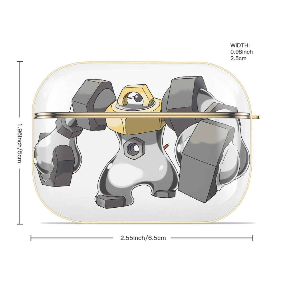ポケットモンスター Pokémon 【AirPods Pro用】ハードシェル保護ケース｜耐衝撃・防指紋・カラビナ付き商品仕様