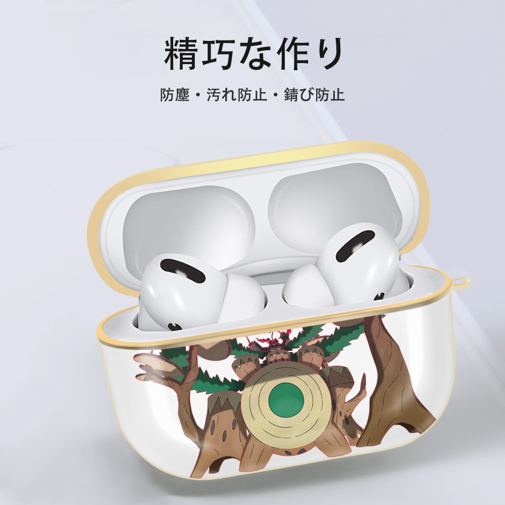 ポケットモンスター Pokémon 【AirPods Pro用】ハードシェル保護ケース｜耐衝撃・防指紋・カラビナ付き商品仕様